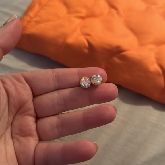 Sparkled Shell Studs - Picture 3 of 3